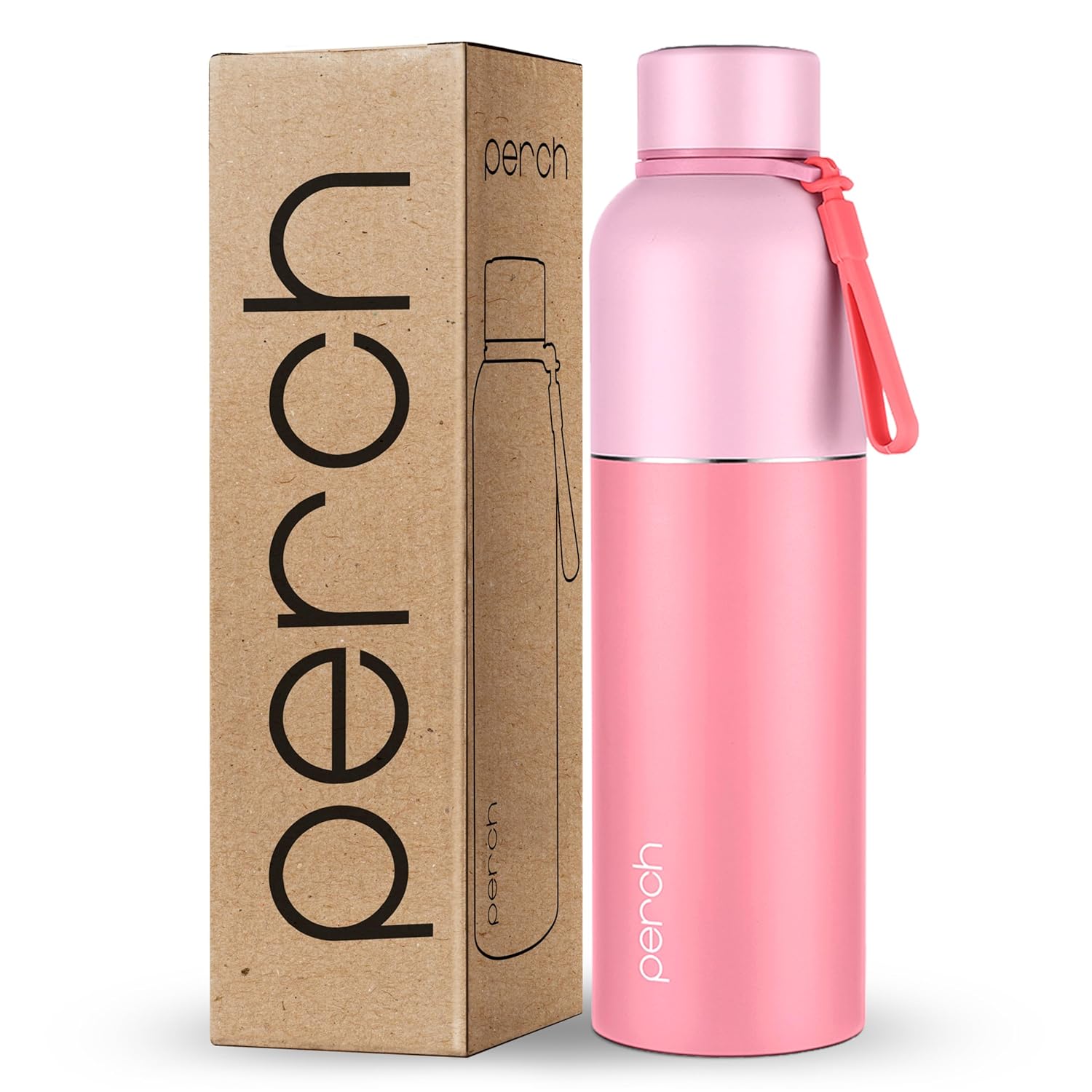 Perch Zenith ISI Certified Hot and Cold Steel Water Bottle 1 LTR
